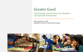 Screenshot of the Greater Good Jobs Study